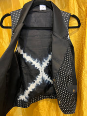 Rebelle Cotton Silk Lined Collar Vest