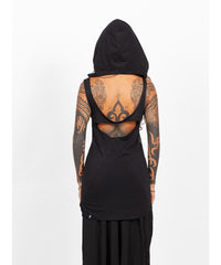 Tribal hooded tank top