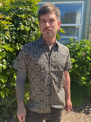 Geometric Vision Man Button down