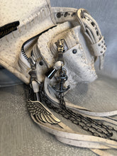 White Rose Quarts Hand Crafted Genuine Leather Belt Bag