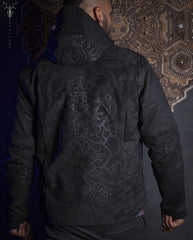 Yacxilan Jacket Warrior Man Sacred Geometry Hoodie Dark Fashion
