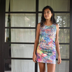 Psychedelic Aura Mod Dress