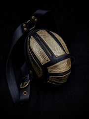 Gold Carapace leather bag Nikinga