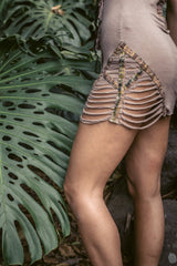 RUNE DRESS VICTORY - Cocoa & Pink Gold