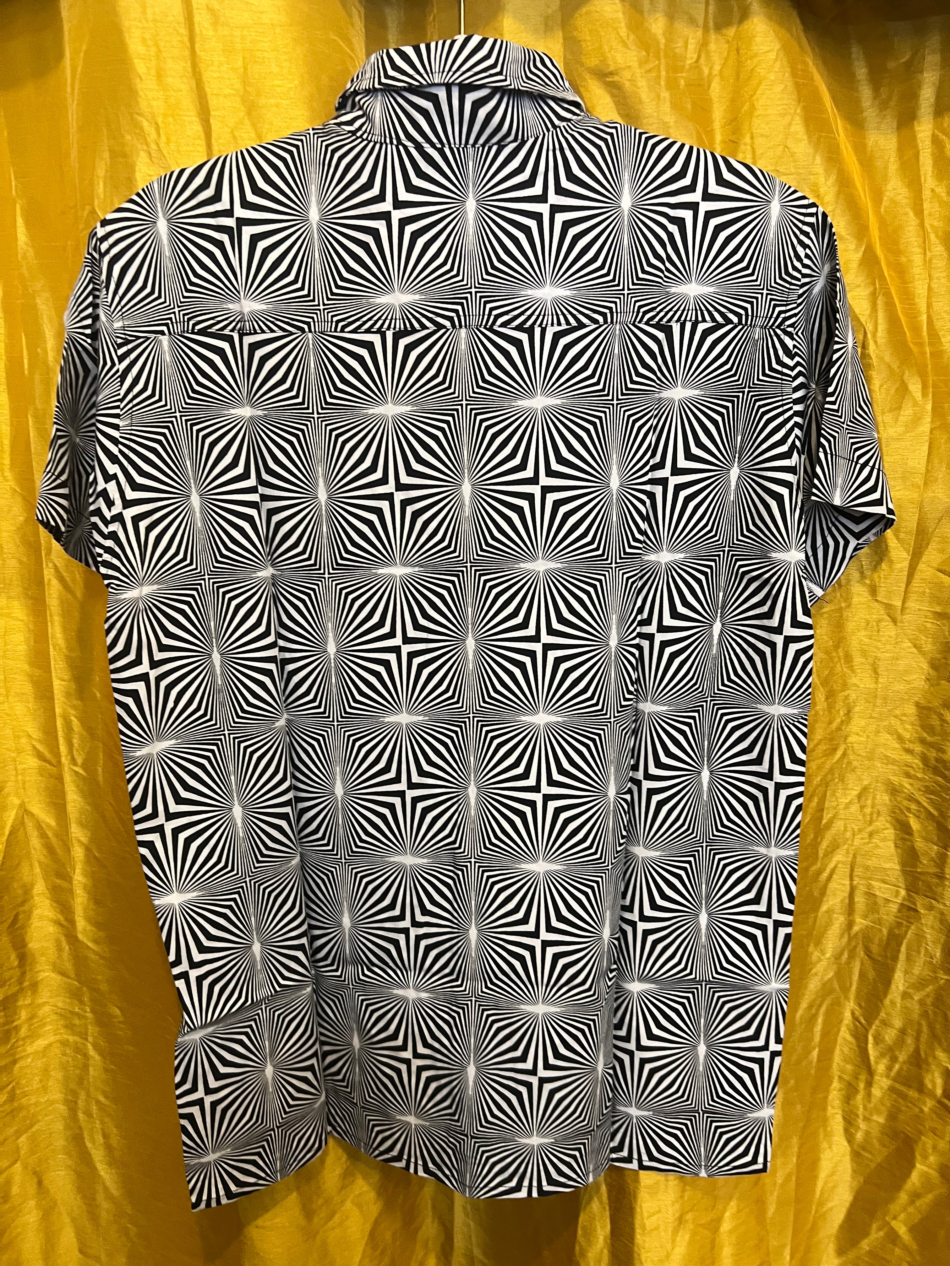 Geometric Vision Button Down Man