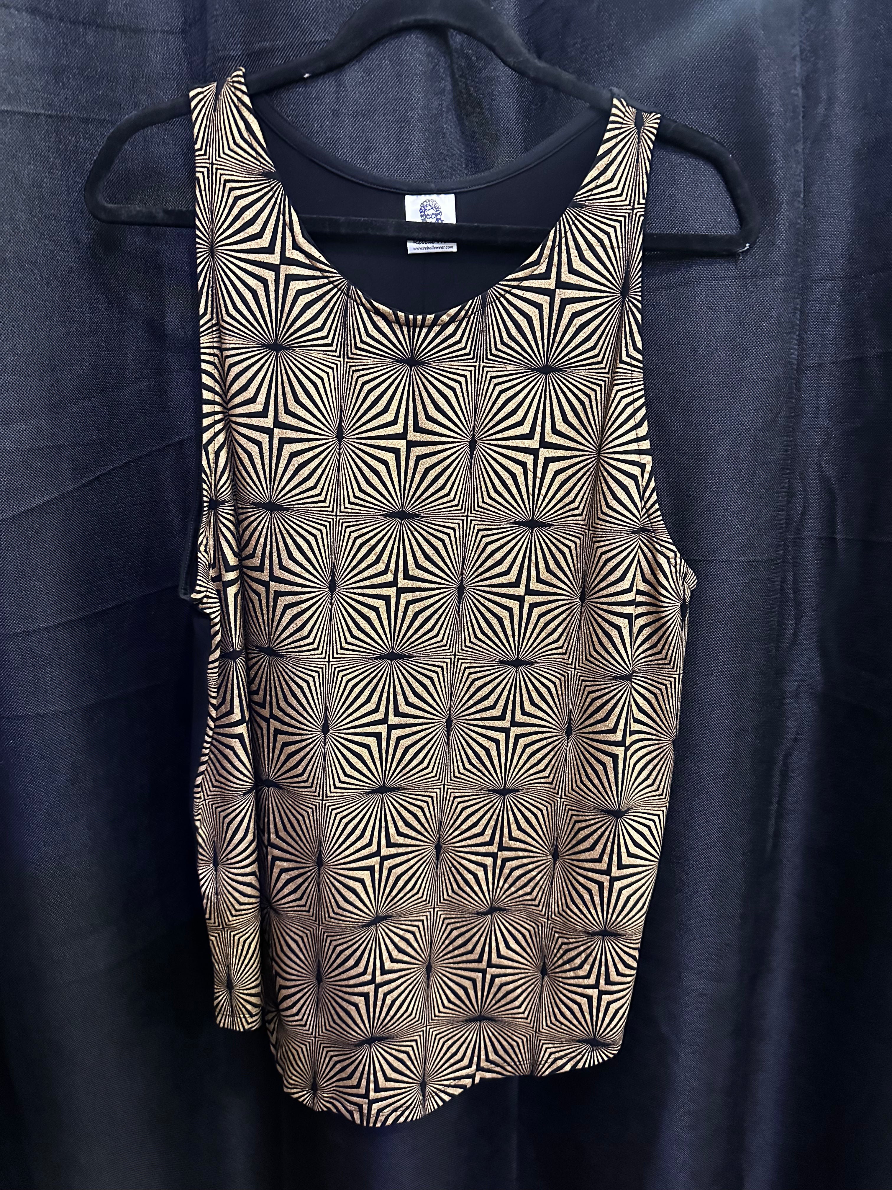 Psychedelic Print Tank Top