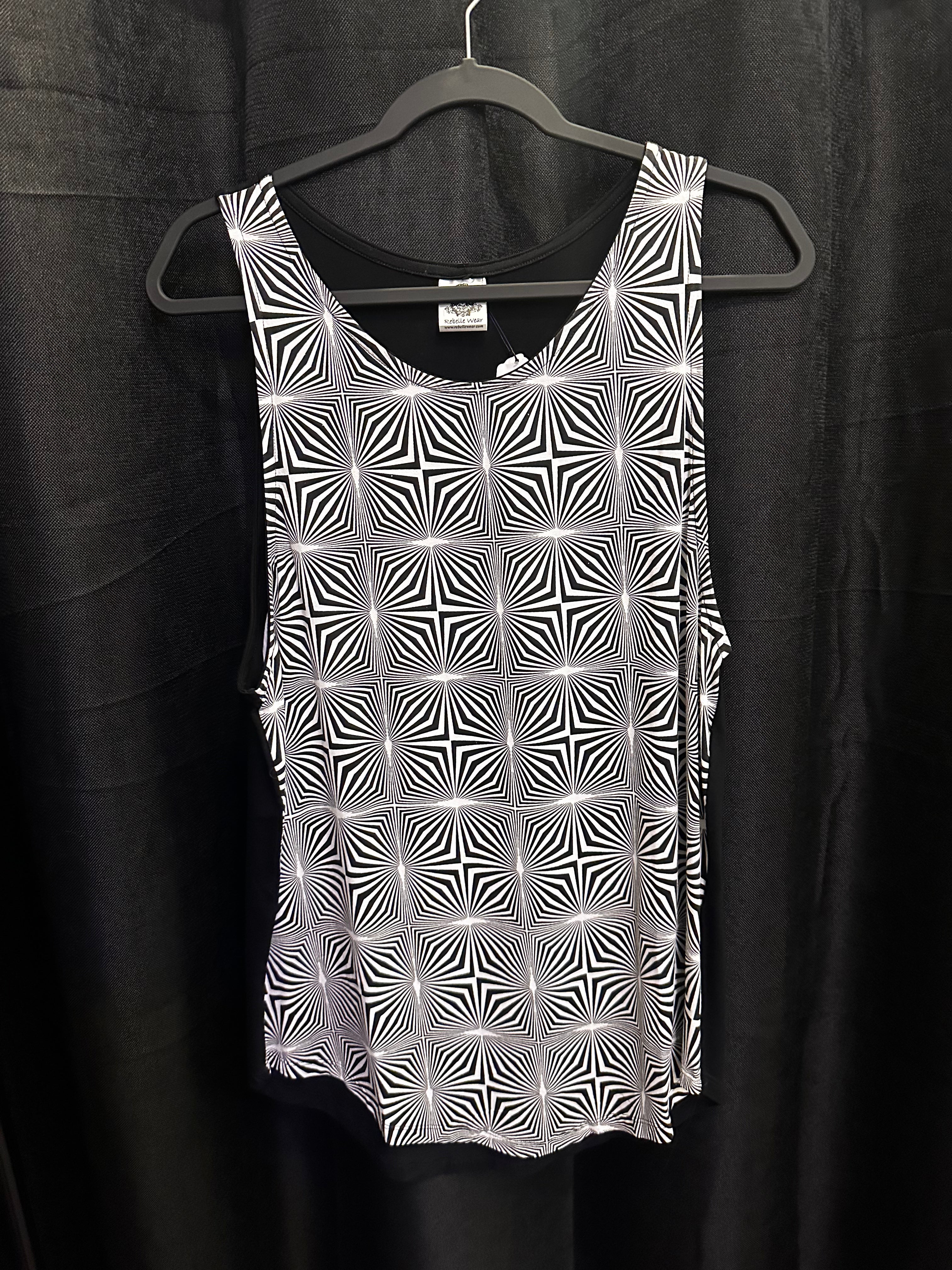 Psychedelic Print Tank Top