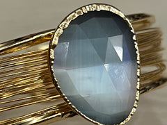 Labradorite Wire Bangle