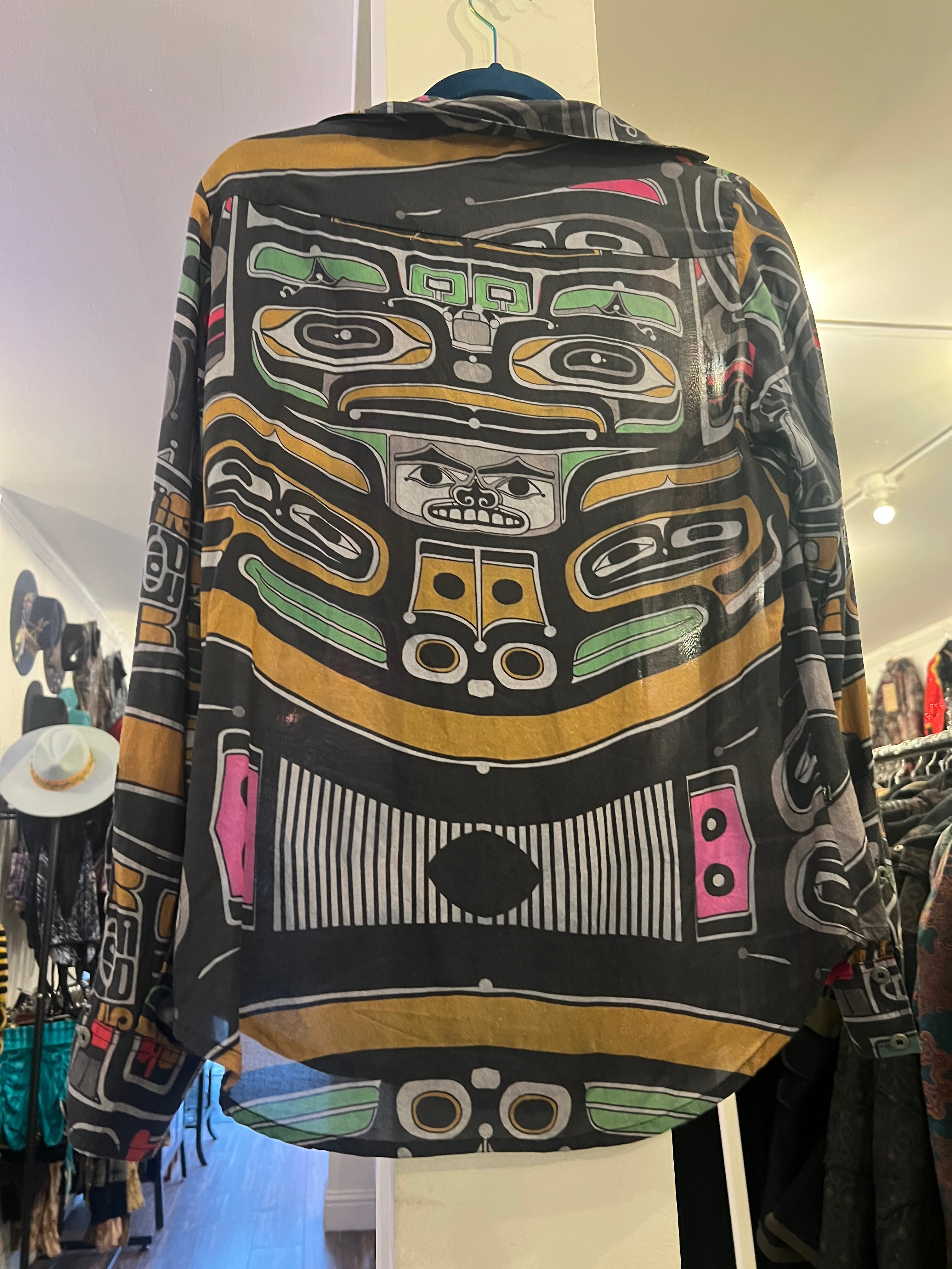 Bamboo Collar Plunge Top