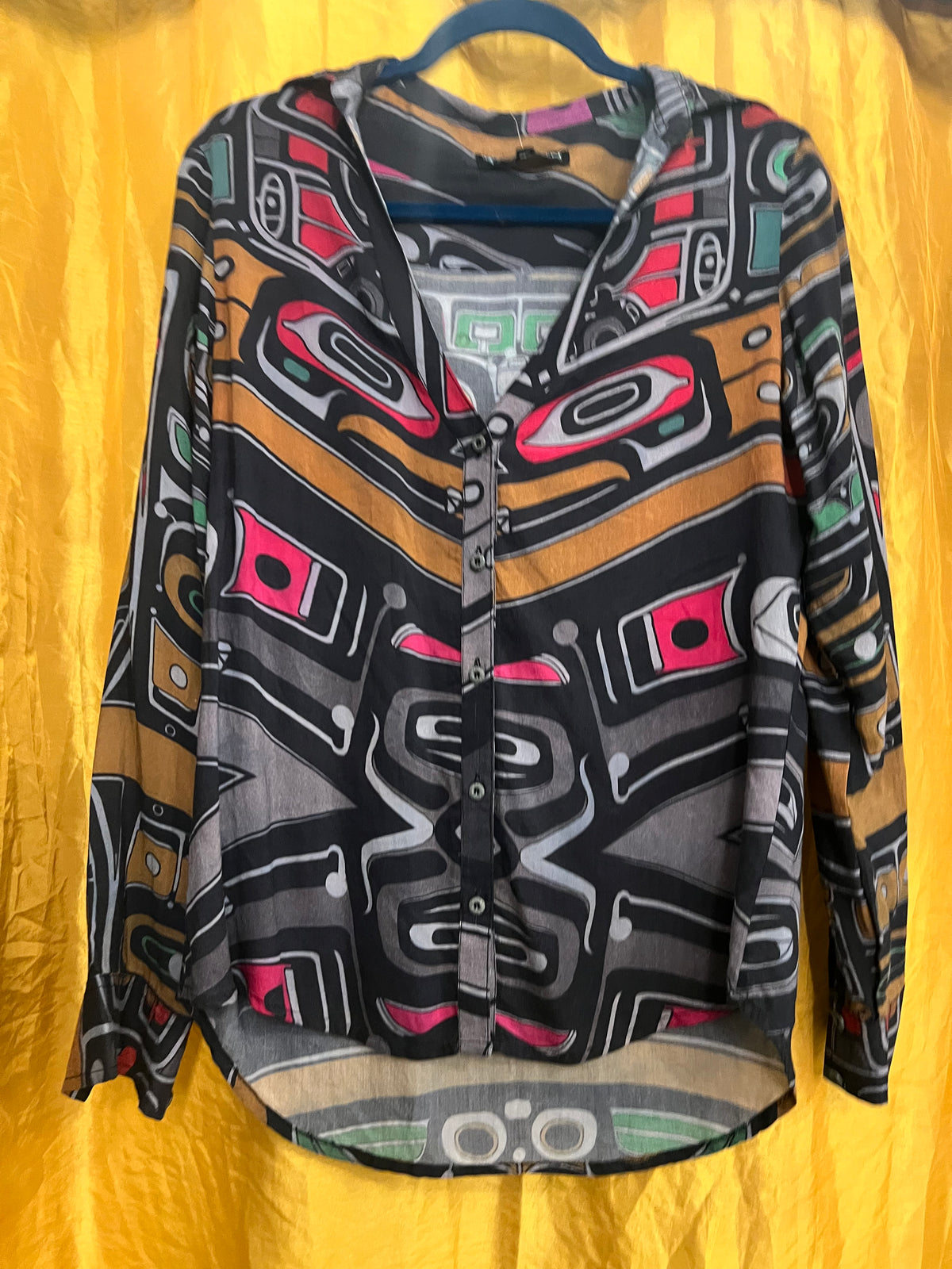 Bamboo Collar Plunge Top